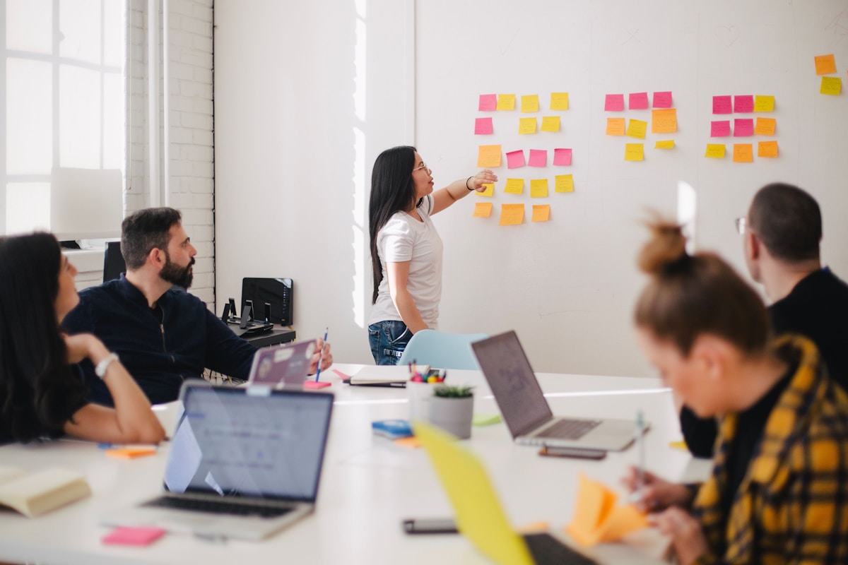 Brand lab reference materials and FAQ context at Middle Road studio